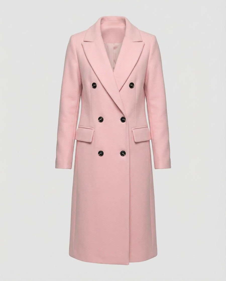 Regina Warm Coat in Pink