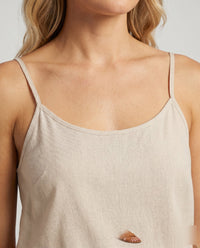 Reina Casual Linen Top