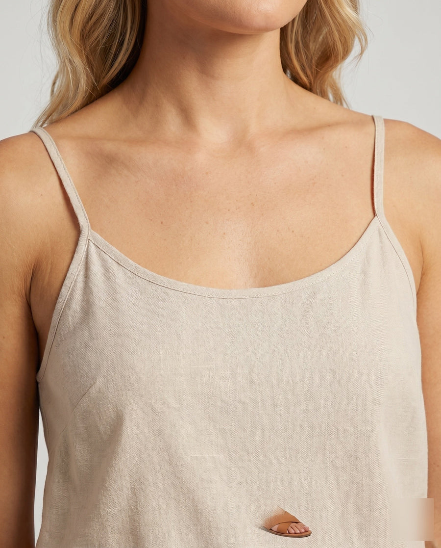 Reina Casual Linen Top