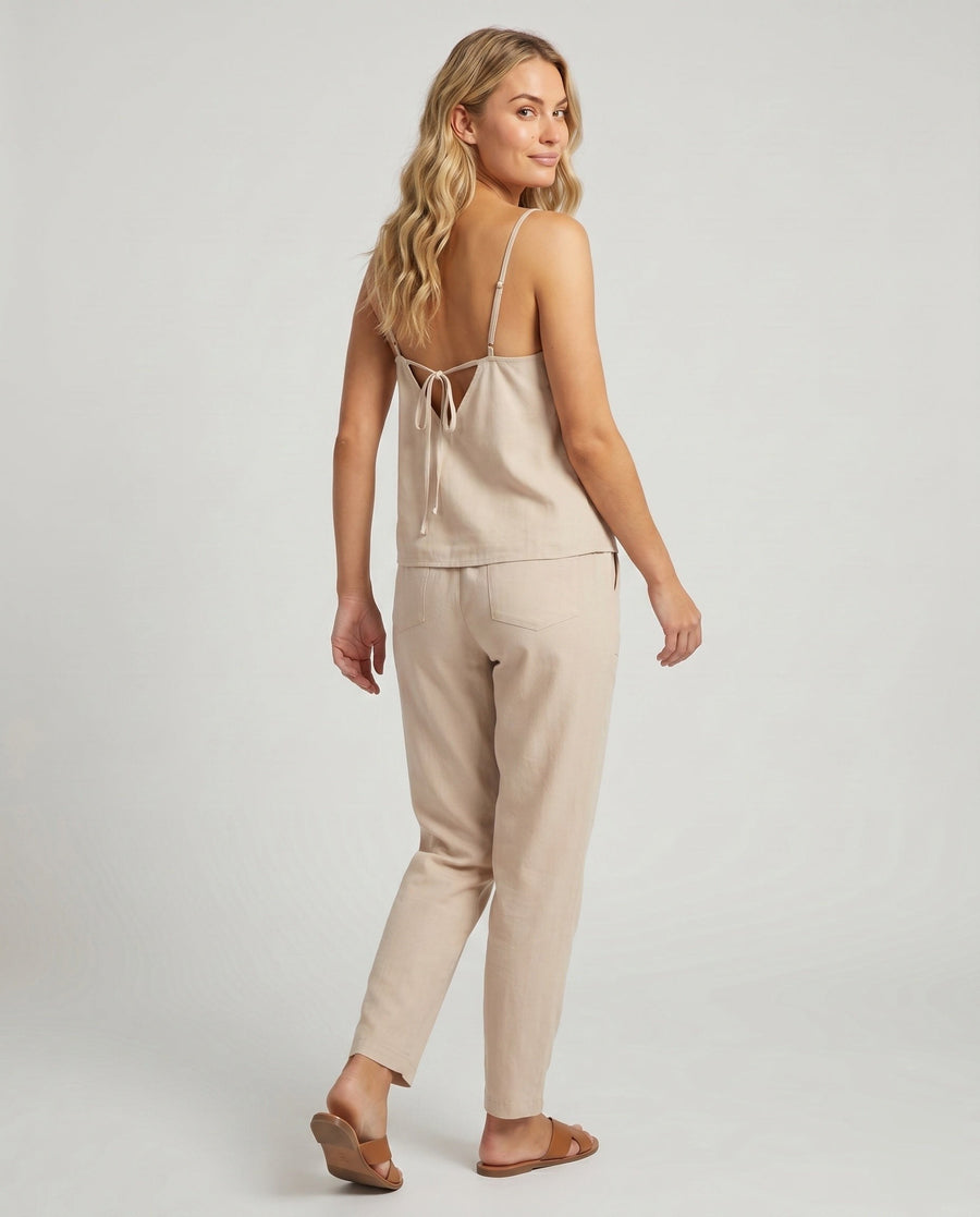 Reina Casual Linen Top