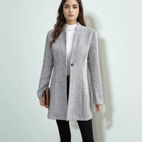 Reina Elegant Blazer in Grey