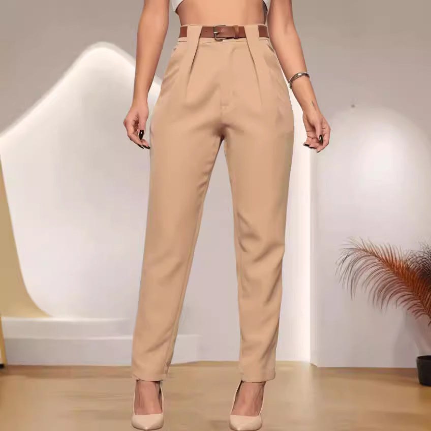 Reina Elegant Trousers with Pleated
