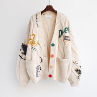 Reina Knit Cardigan in Apricot