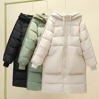 Reina Parka with Pockets and Hood in Black