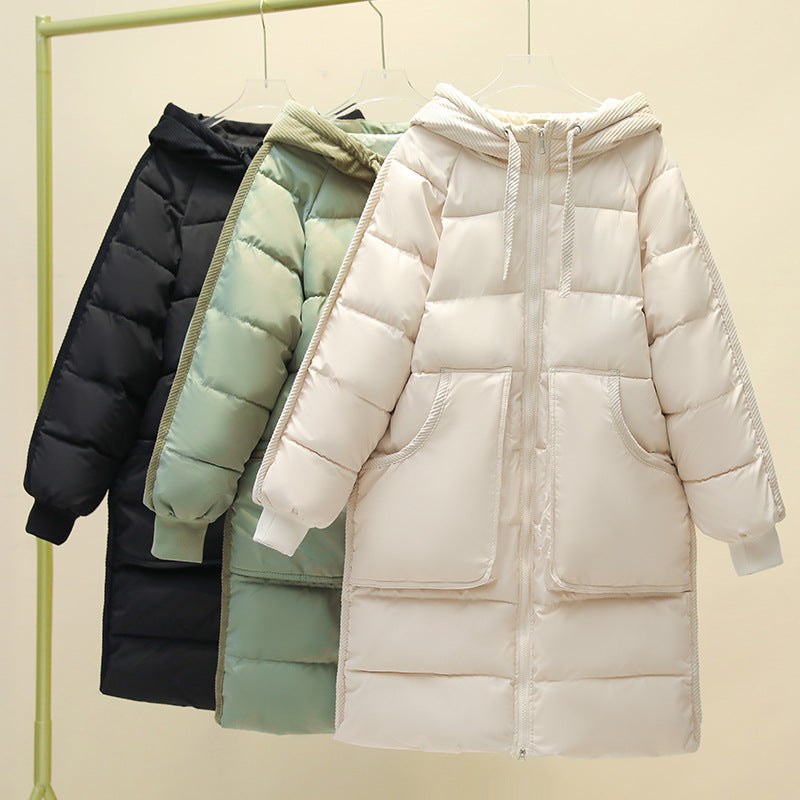 Reina Parka with Pockets and Hood in Black