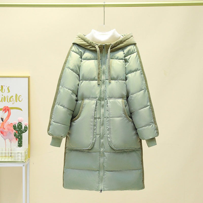 Reina Parka with Pockets and Hood in Green