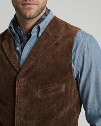 Reinier Corduroy Vest in Brown