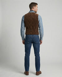 Reinier Corduroy Vest in Brown