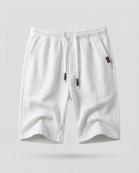 Reinier Linen Shorts in Light Grey