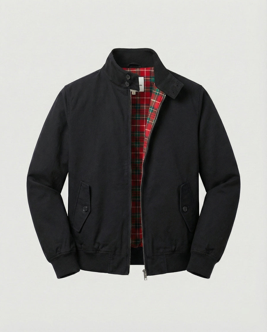 Remi Jacket with Zip Front in Black