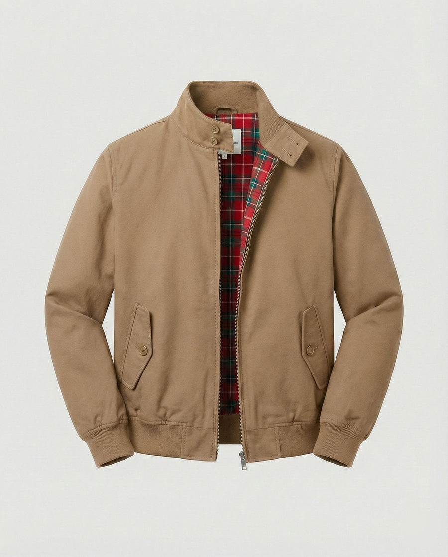 Remi Jacket with Zip Front in Green