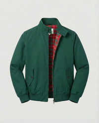 Remi Jacket with Zip Front in Green