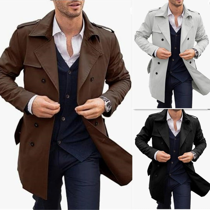 Remi Lightweight Trench Coat with Stand Collar