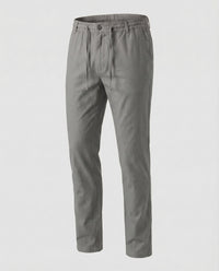 Remi Linen Trousers in Grey