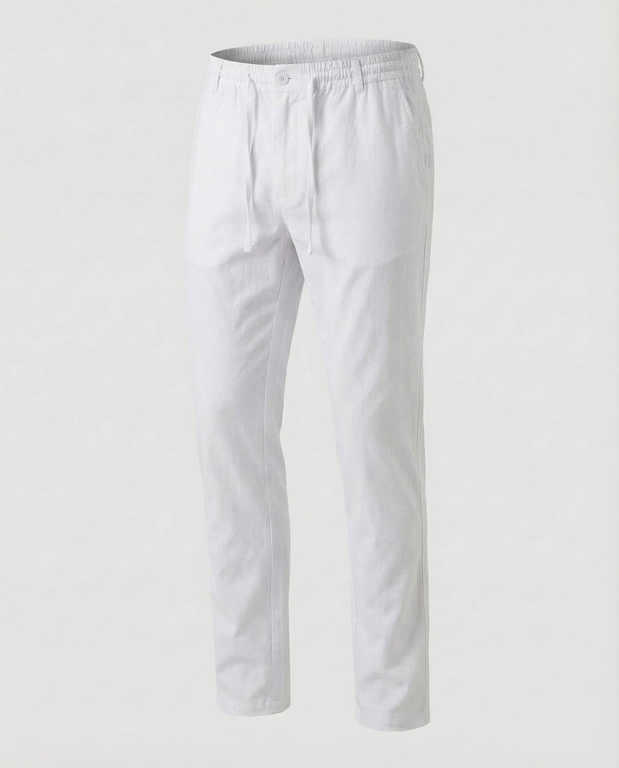 Remi Linen Trousers in White