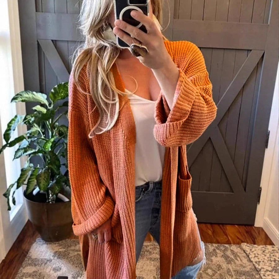 Renata Airy Knit Cardigan with Pockets