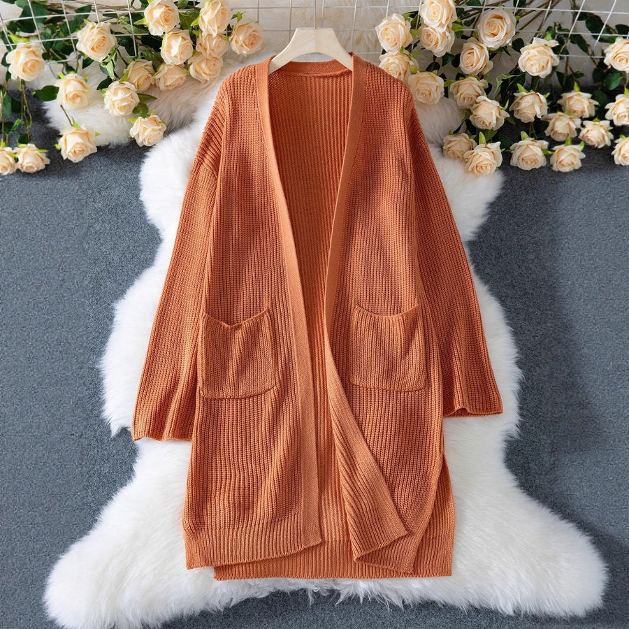 Renata Airy Knit Cardigan with Pockets