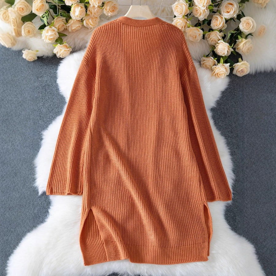 Renata Airy Knit Cardigan with Pockets