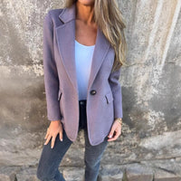 Renata Elegant Blazer in Purple