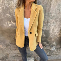 Renata Elegant Blazer in Yellow