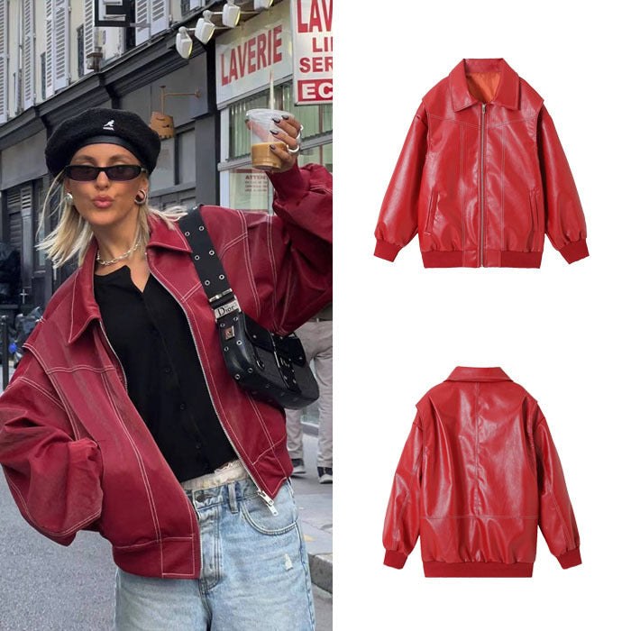 Renata Elegant Leather Jacket