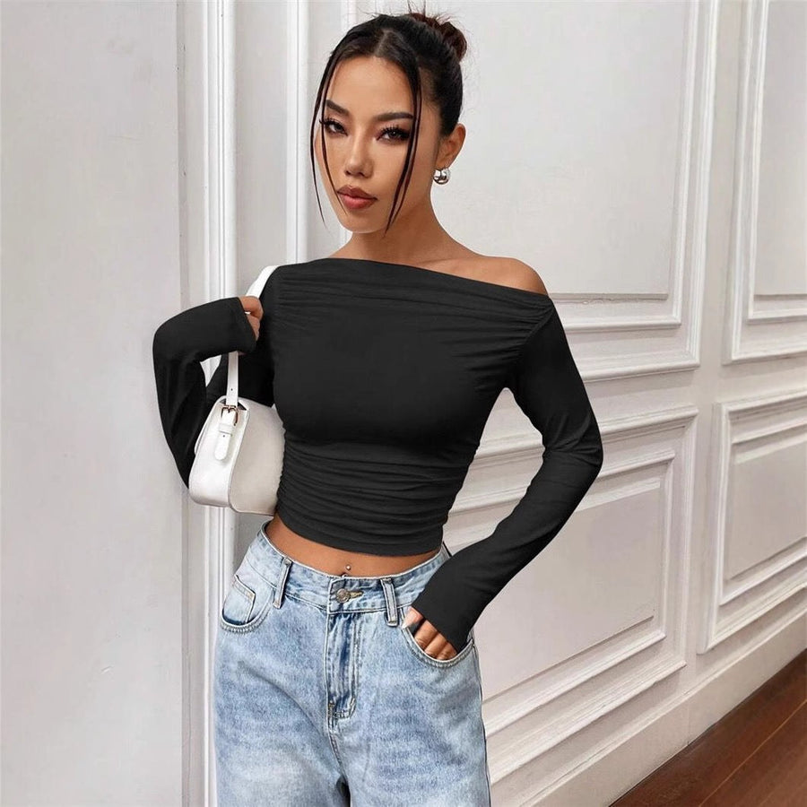 Renata Elegant Top with Long Sleeve
