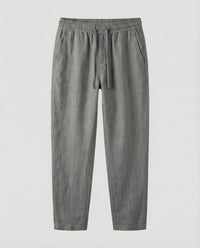 Rens Linen Trousers in Grey