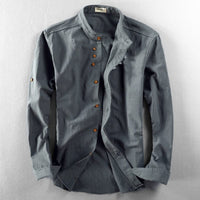 Rens Shirt in Holzkohle