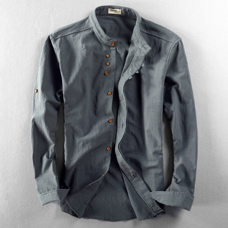 Rens Shirt in Holzkohle