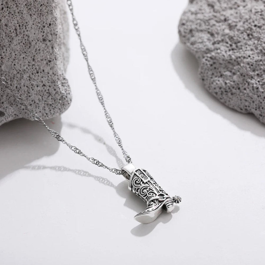 Retro Cowgirl Pendant