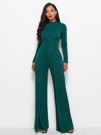 Rhea Elegant Jumpsuit in Dunkel Green