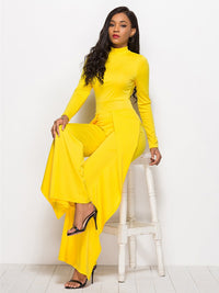Rhea Elegant Jumpsuit in Yellow