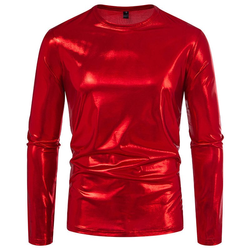 Rhea Shirt with Long Sleeve in Silver