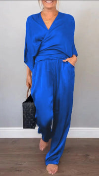 Rhiannon Elegant Top in Blue