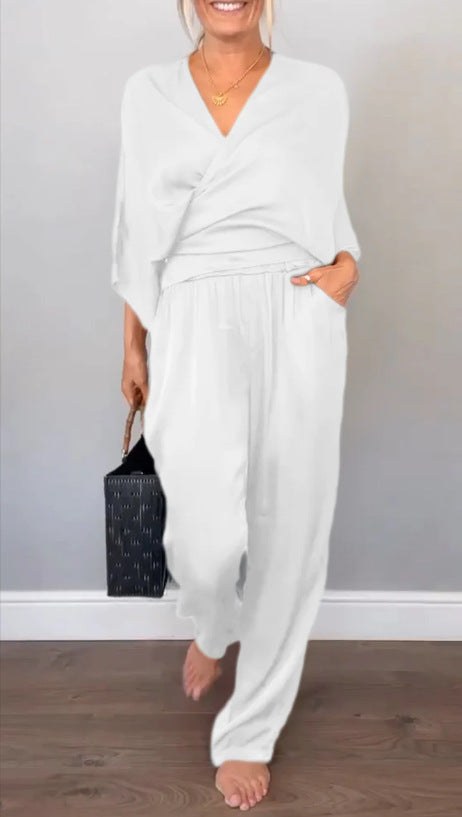 Rhiannon Elegant Top in White