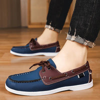 Rhodes Leather Loafer in Royal Blue
