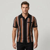 Rhys Spread Collar Shirt in Espresso