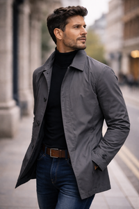 Richard | Men's Single Breasted Car Coat