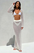 Cerys Maxi Skirt - White