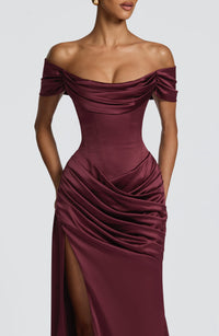 Trudy Gown – Cherry Lacquer