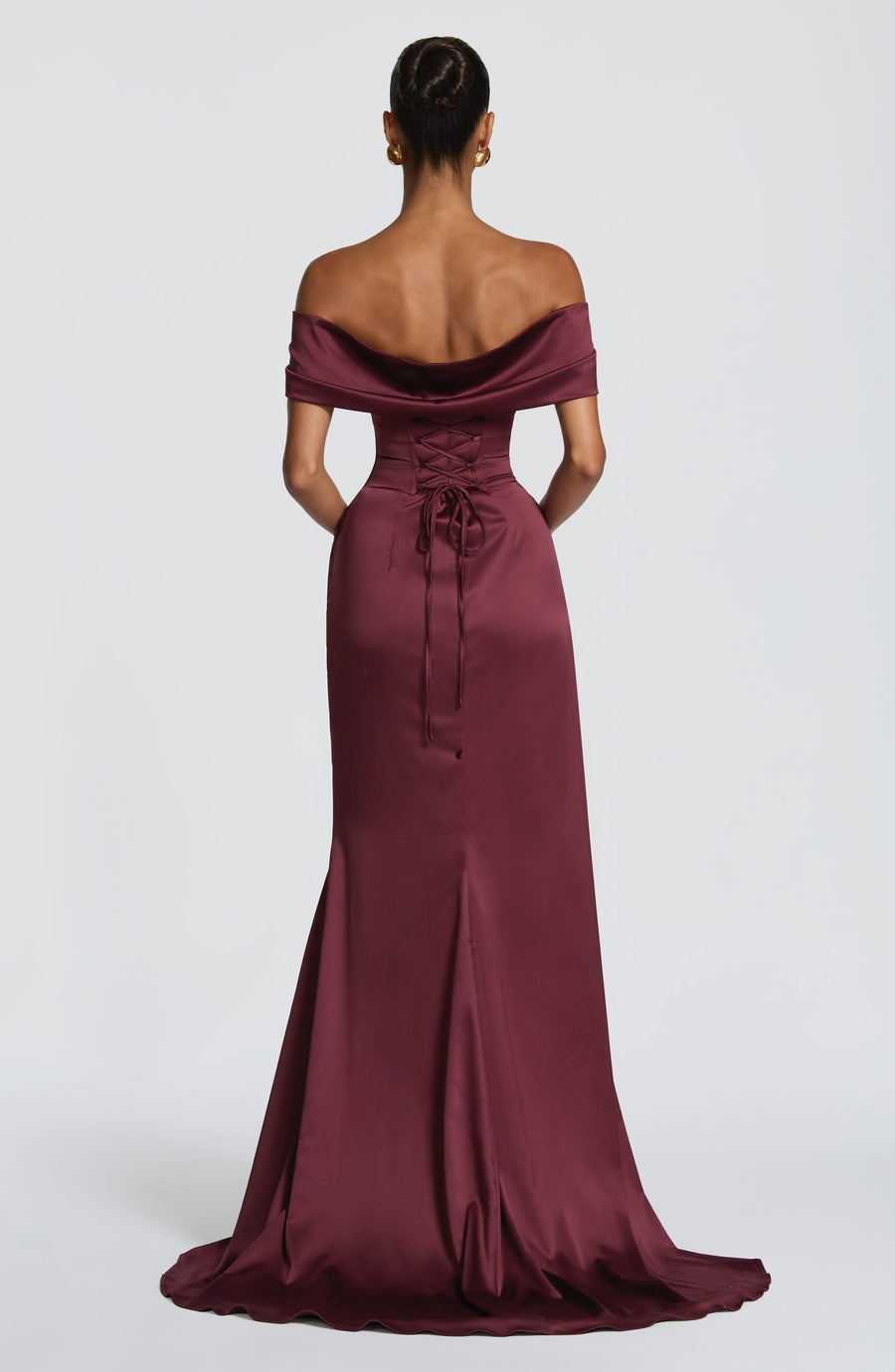 Trudy Gown – Cherry Lacquer