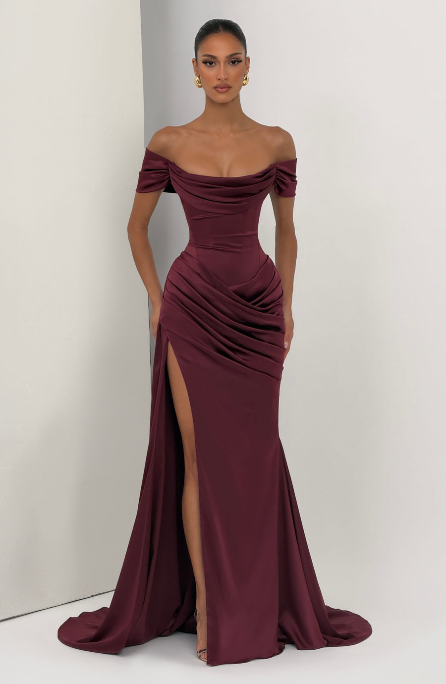 Trudy Gown – Cherry Lacquer