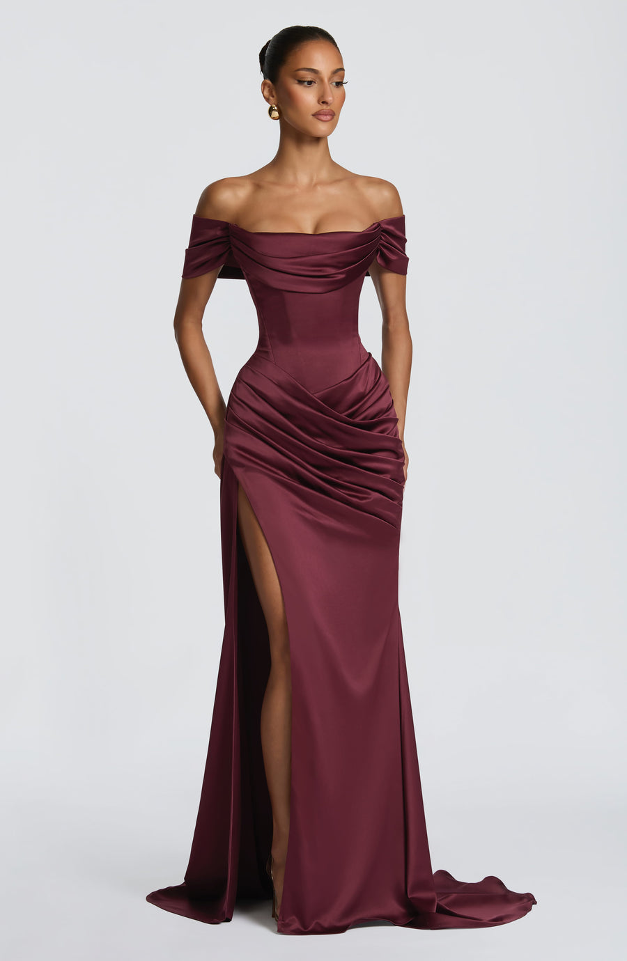 Trudy Gown – Cherry Lacquer
