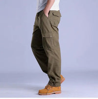Ripstop Cotton Cargo Pants in Army Green