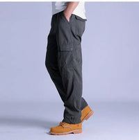 Ripstop Cotton Cargo Pants in Army Green
