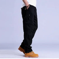 Ripstop Cotton Cargo Pants in Charcoal