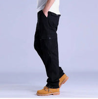 Ripstop Cotton Cargo Pants in Green Camo