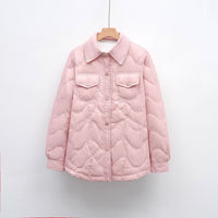 Rita Comfortable Jacket with Pockets in Pink
