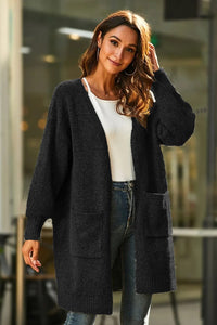 Rita Knit Cardigan with Pockets in Black