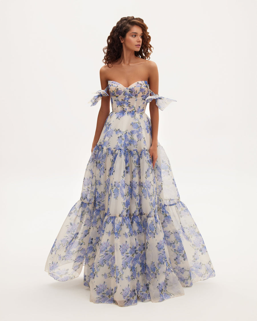 Rita | Maxi Dress in Blue